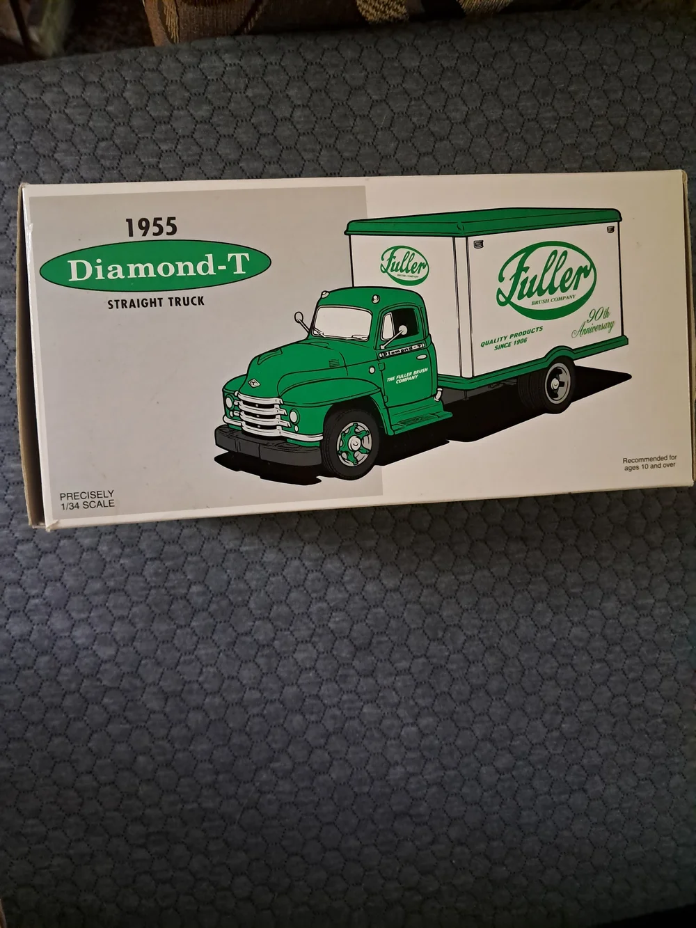 Fuller Brush Company 1955 Diamond-T Green & White Delivery Toy Truck